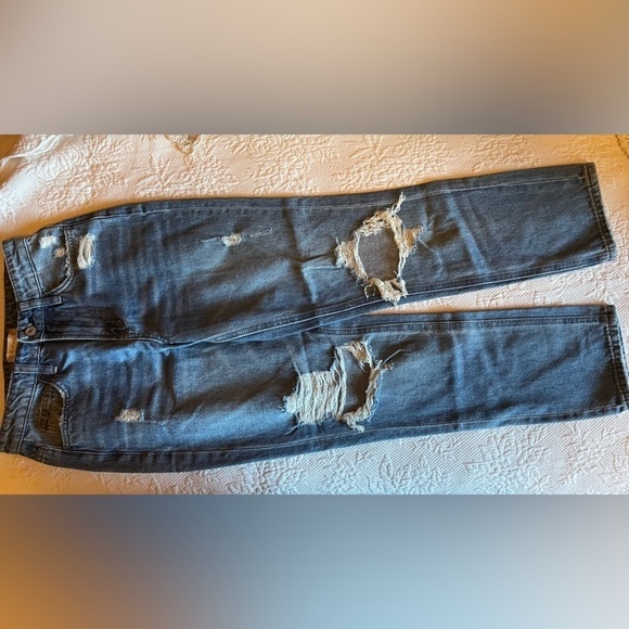 Altar'd State Denim - Altar’d State Vervet blue distressed jeans